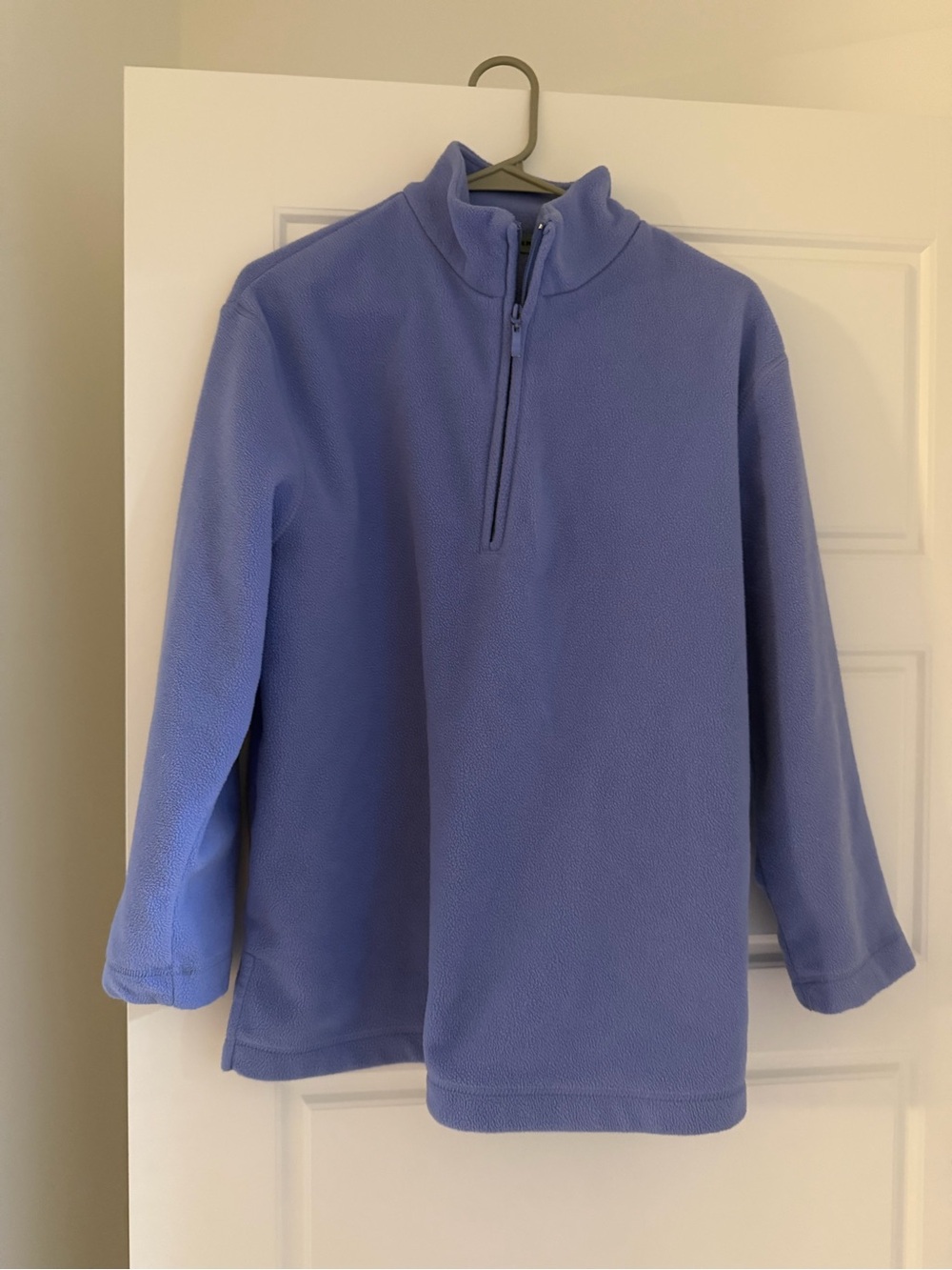 Marsh Landing Lavender Blue Teddy Fleece Half-Zip Jacket